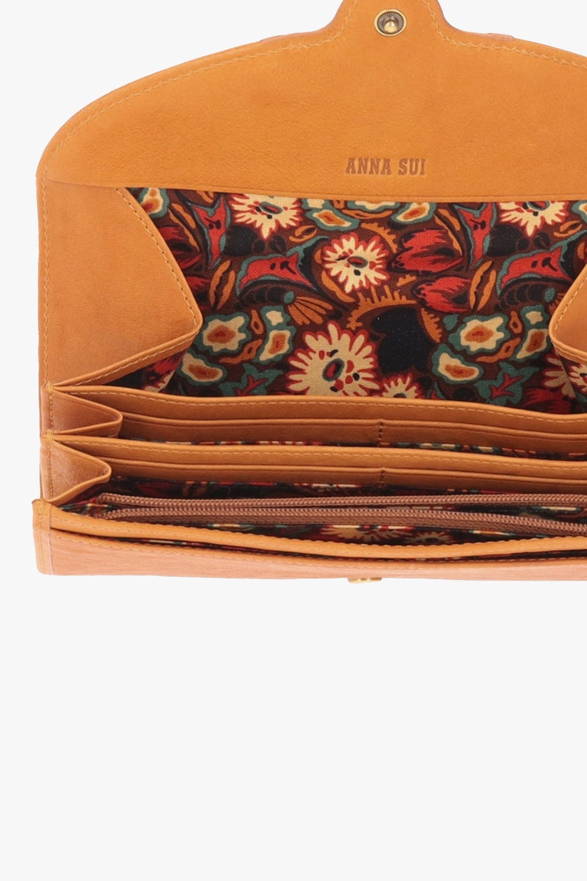 Butterfly Embossed Keyhole Wallet | Anna Sui