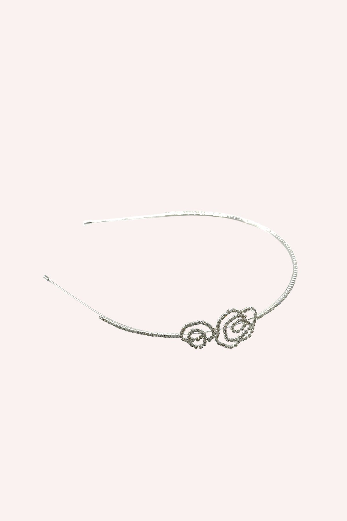 Silver Rose Cutout Flower Headband | Anna Sui