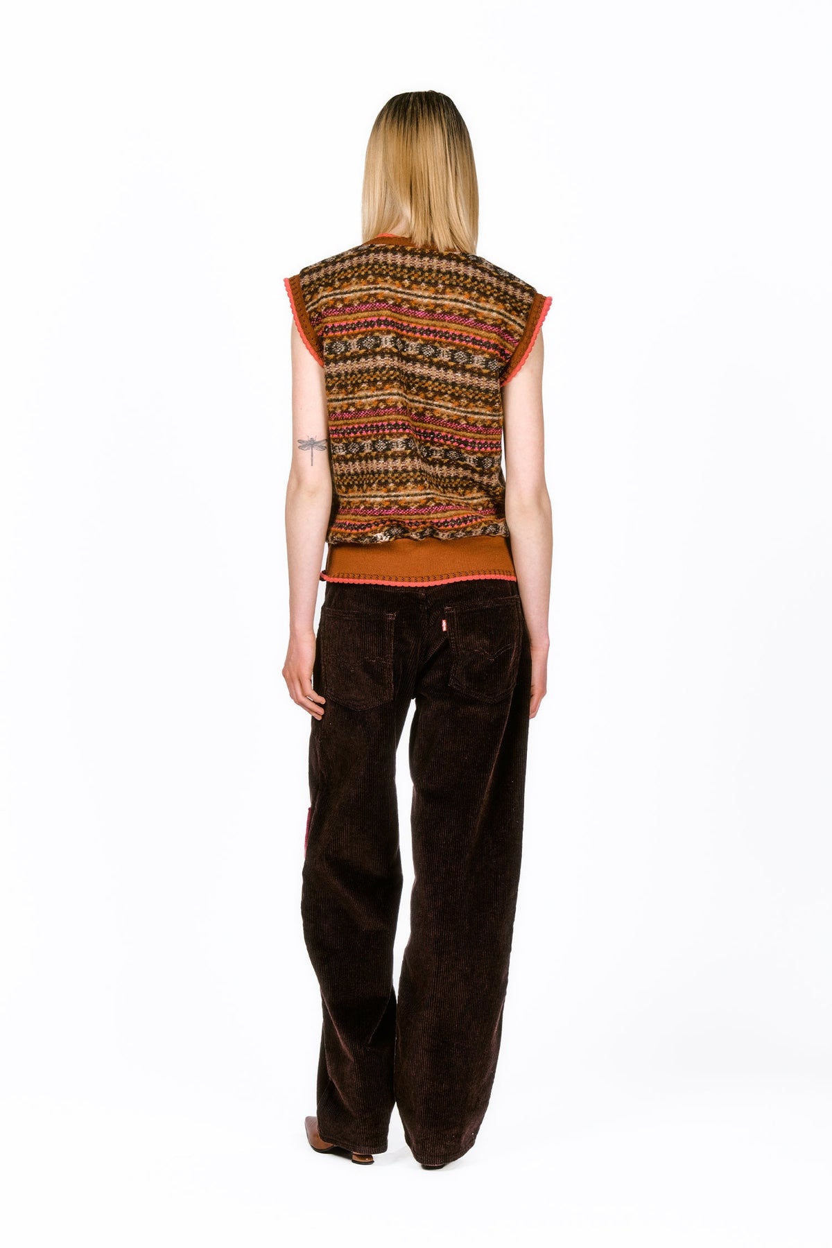 Fair Isle Fleece Vest | Anna Sui