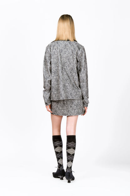 Beardsley Paisley Corduroy Skirt | Anna Sui