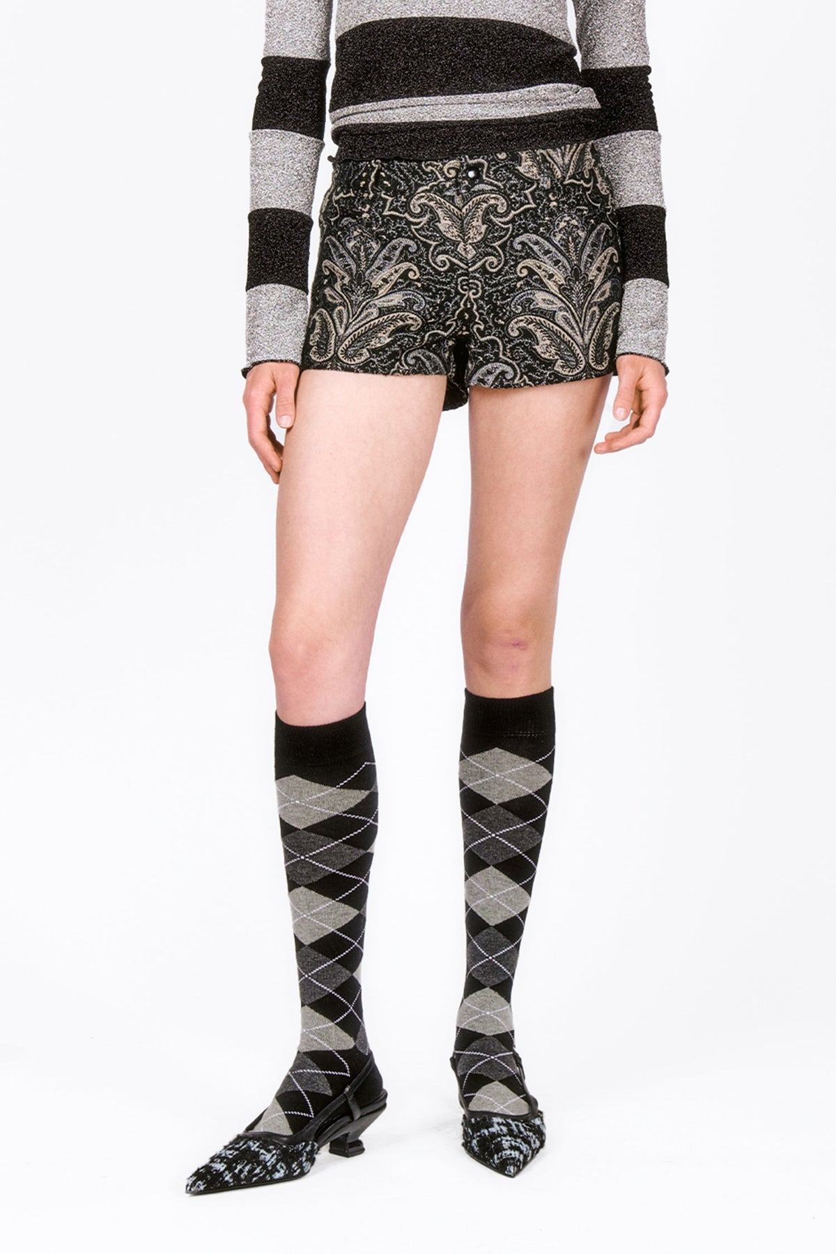 Tapestry Shorts | Anna Sui