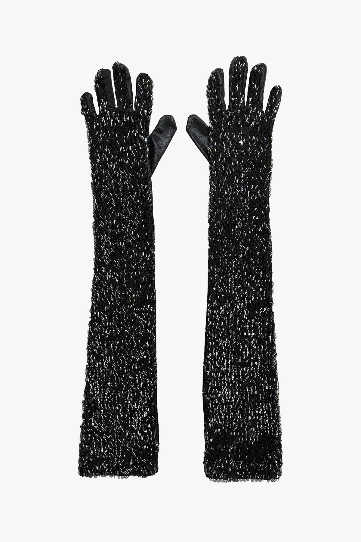 Bugle Bead Sequins Long Gloves | Anna Sui