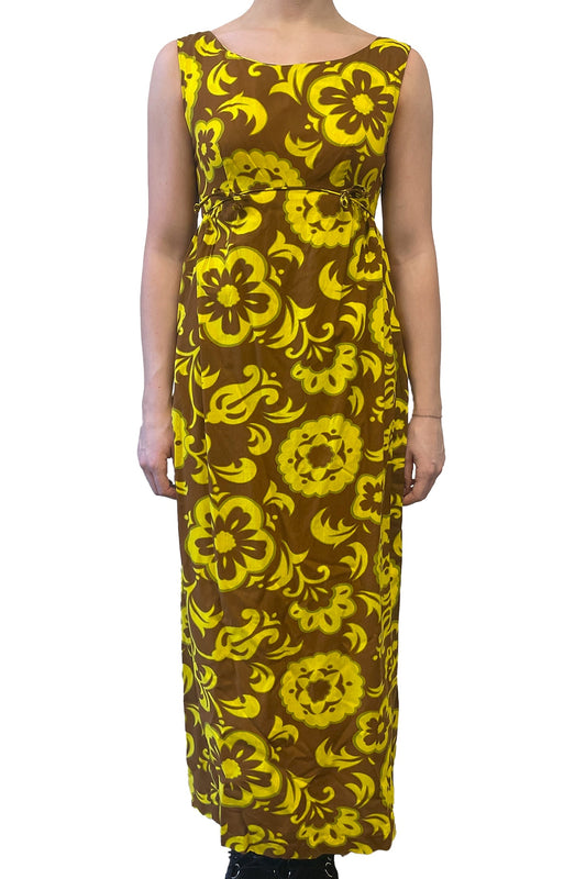 Vintage Kamani O Hawaii Floral Maxi Dress | Anna Sui
