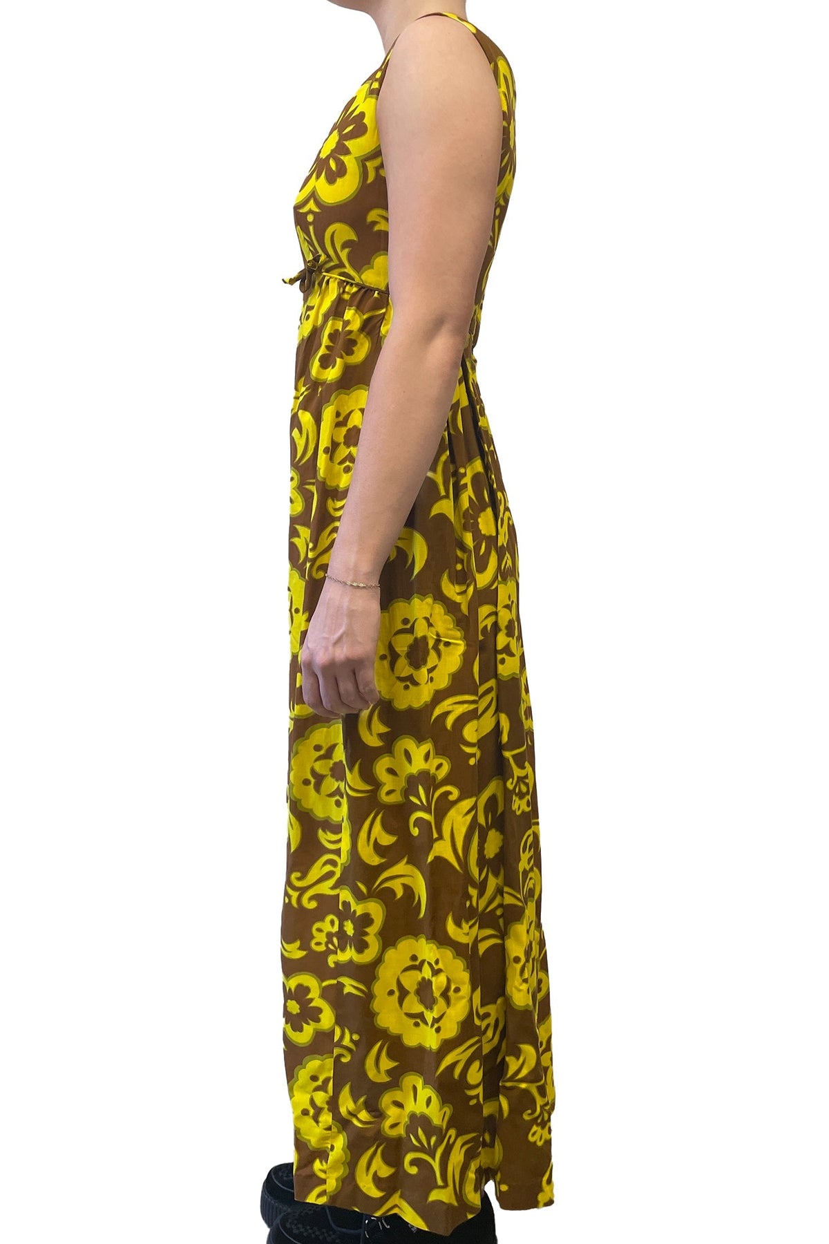 Vintage Kamani O Hawaii Floral Maxi Dress | Anna Sui