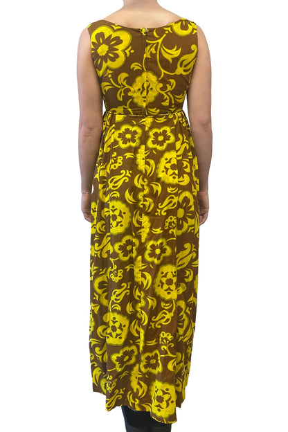 Vintage Kamani O Hawaii Floral Maxi Dress | Anna Sui