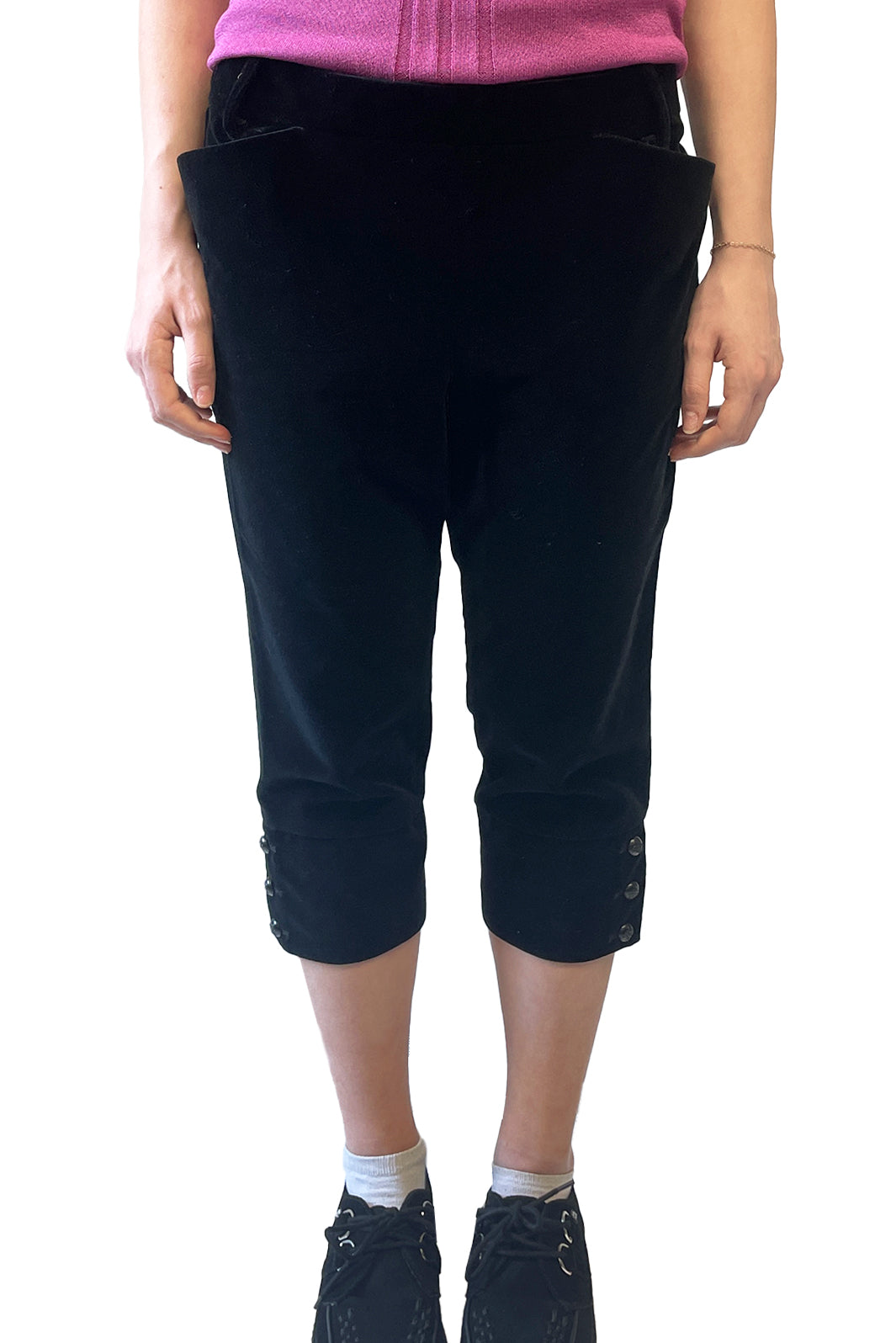 Vintage Anna Sui Fall 1994 Velvet Capris | Anna Sui