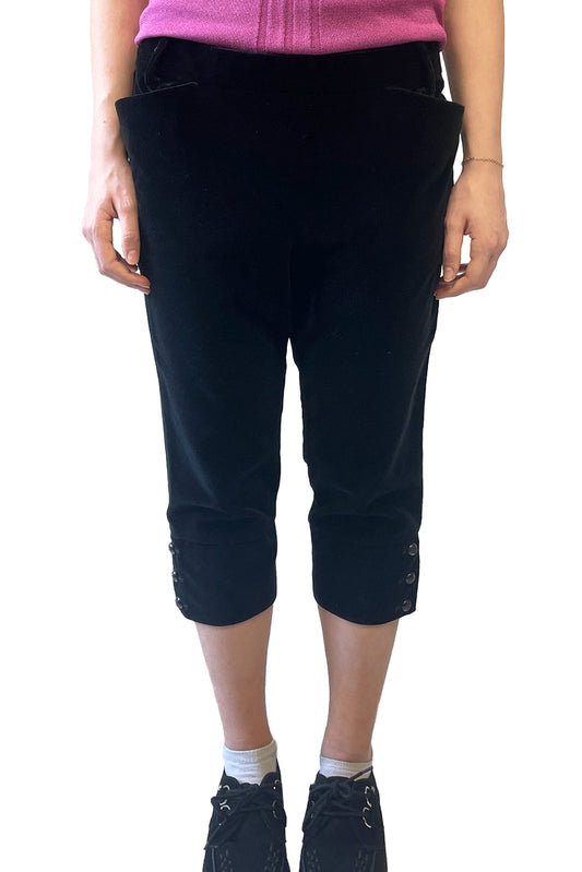 Vintage Anna Sui Fall 1994 Velvet Capris | Anna Sui