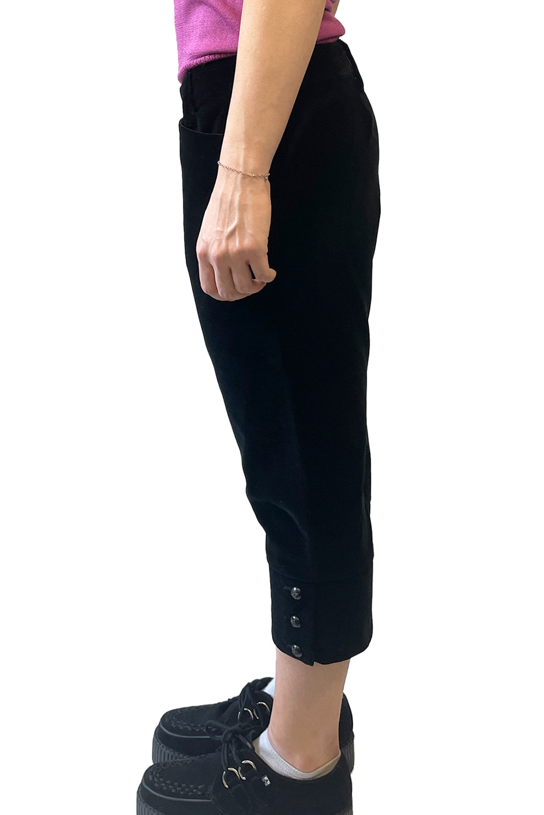 Vintage Anna Sui Fall 1994 Velvet Capris | Anna Sui